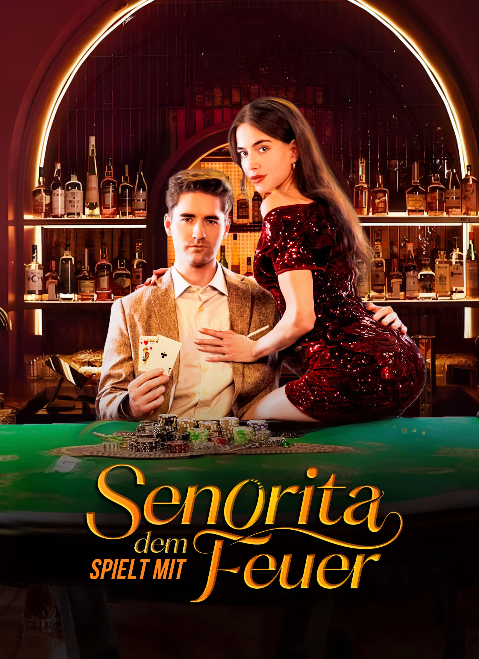 Senorita spielt mit dem Feuer